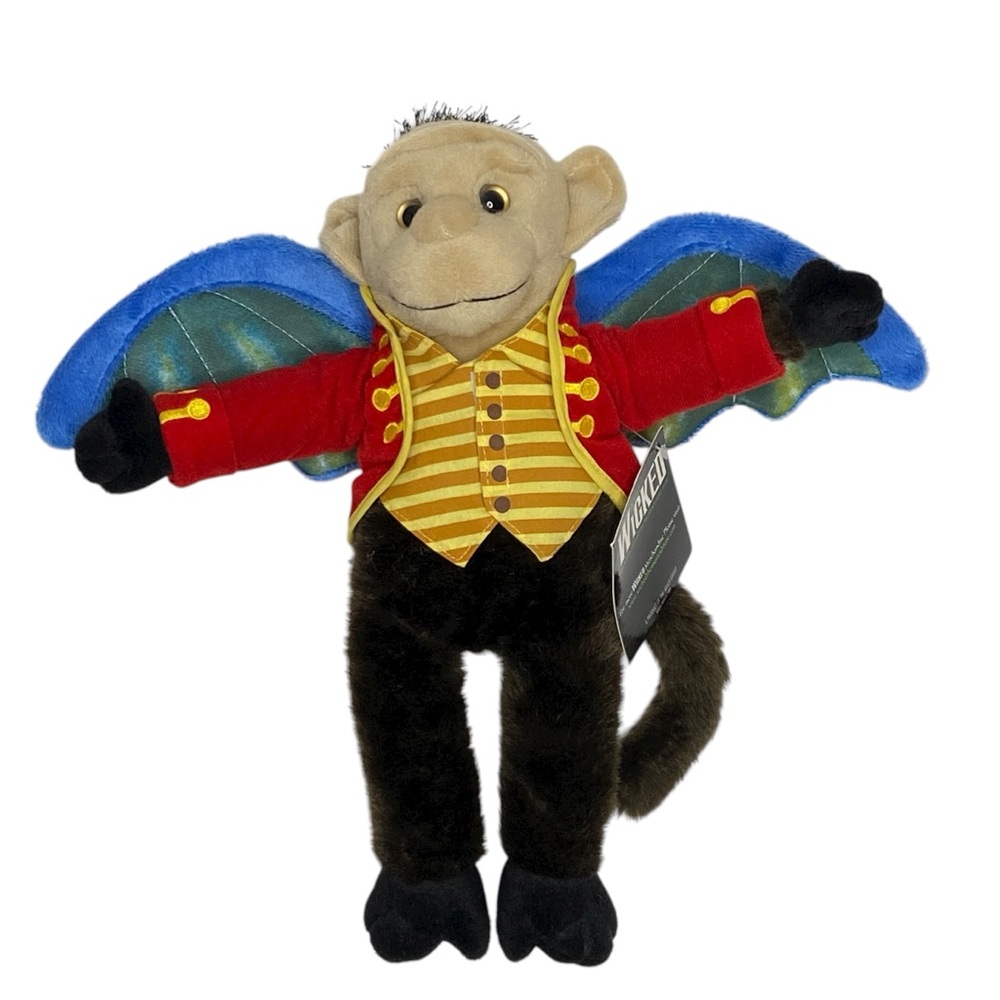 Wicked The Musical Plush Flying Monkey Stuffed Animal Wizard of Oz 2009